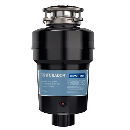 Triturador de Resíduos Alimentares Tramontina para Cubas com Furação para Válvula de 4 1/2" Potência de 0,75 HP 220V 94522003