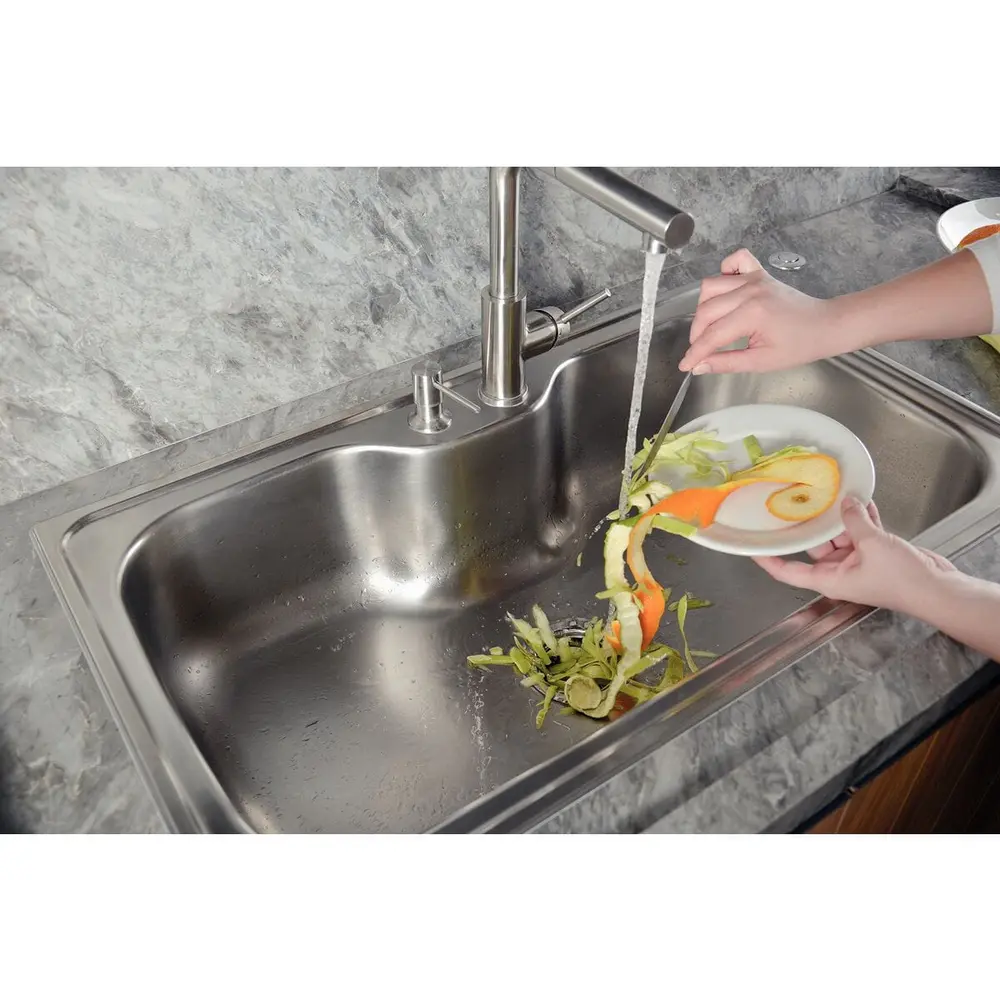 Triturador de Resíduos Alimentares Tramontina para Cubas com Furação para Válvula de 4 1/2" Potência de 0,75 HP 220V 94522003