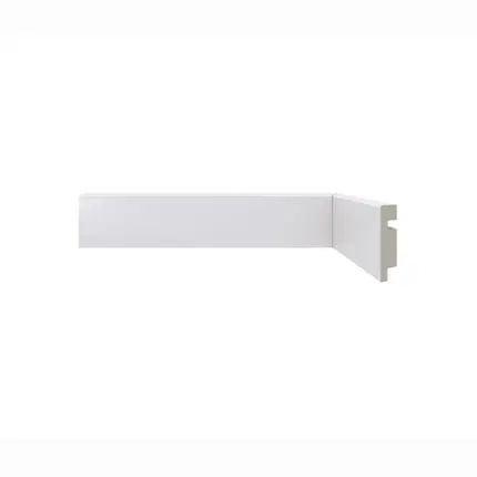 Rodapé de Poliestireno Moderna 473 Branco 5x240cm Santa Luzia