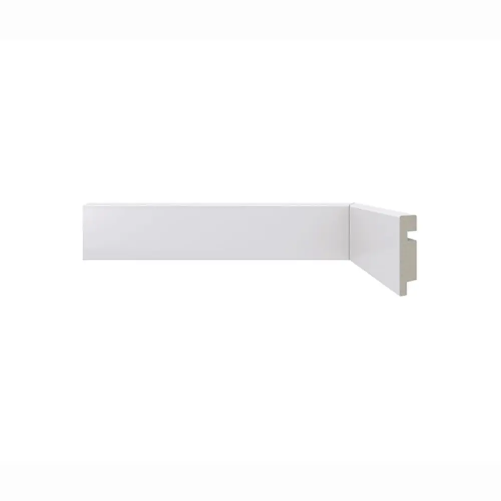 Rodapé de Poliestireno Moderna 473 Branco 5x240cm Santa Luzia