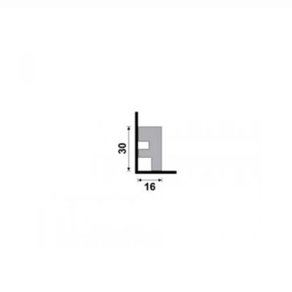 Rodapé de Poliestireno Moderna 466 Branco 3x240cm Santa Luzia