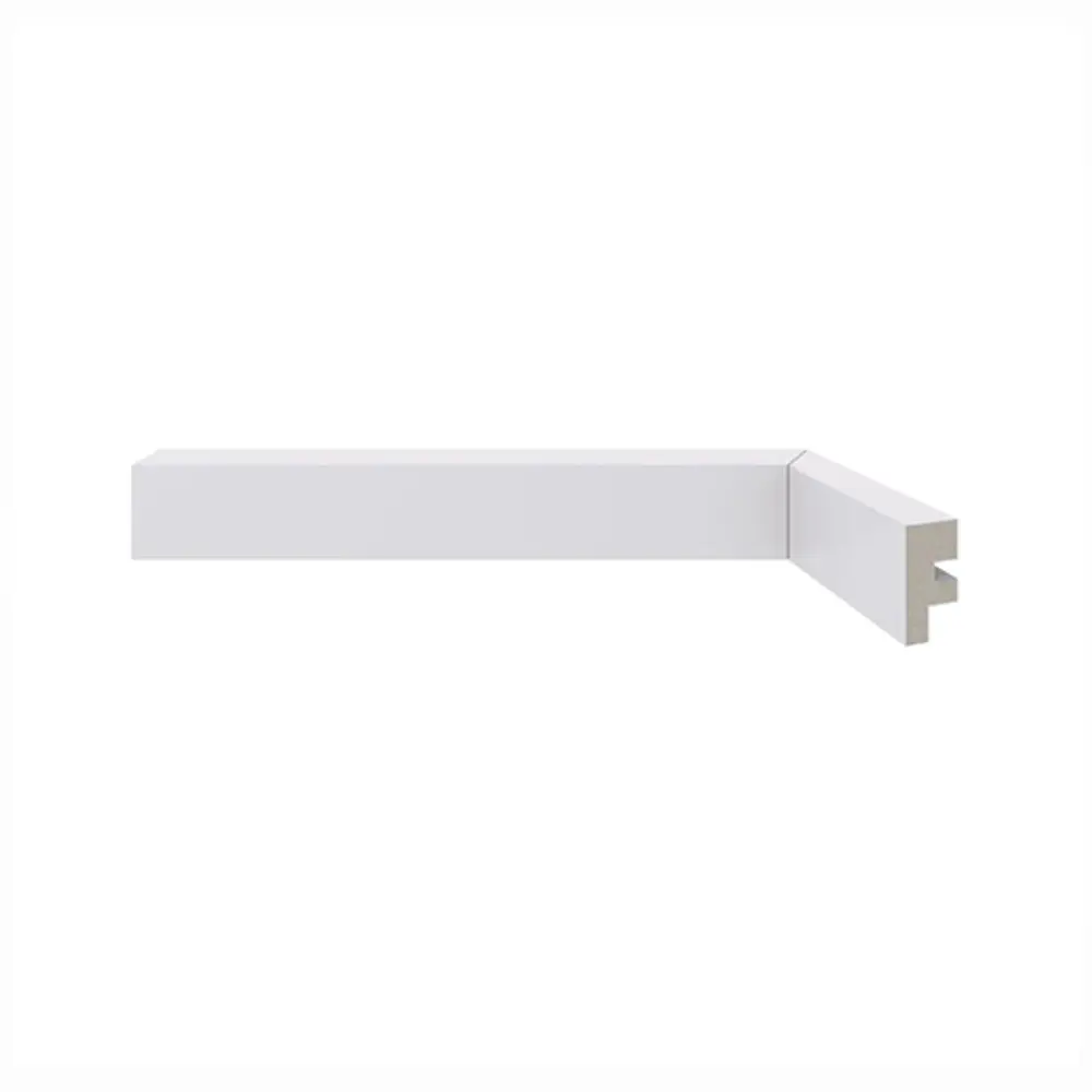 Rodapé de Poliestireno Moderna 466 Branco 3x240cm Santa Luzia
