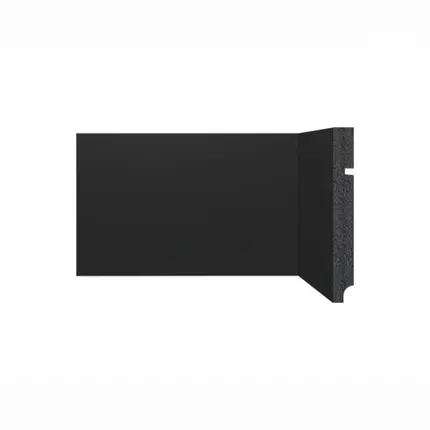 Rodapé de Poliestireno Black 3496 Preto 15x240cm Santa Luzia