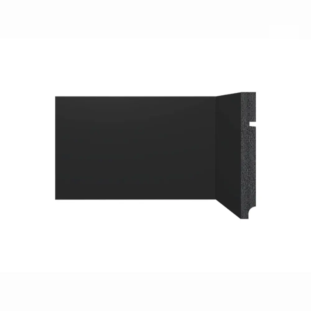 Rodapé de Poliestireno Black 3496 Preto 15x240cm Santa Luzia