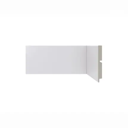 Rodapé de Poliestireno Moderna 454 Branco 10x240cm Santa Luzia