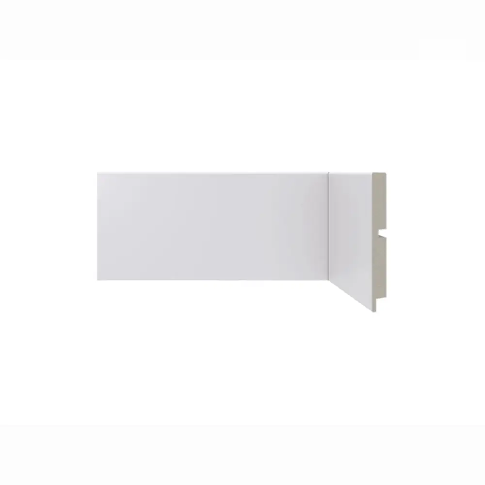 Rodapé de Poliestireno Moderna 454 Branco 10x240cm Santa Luzia