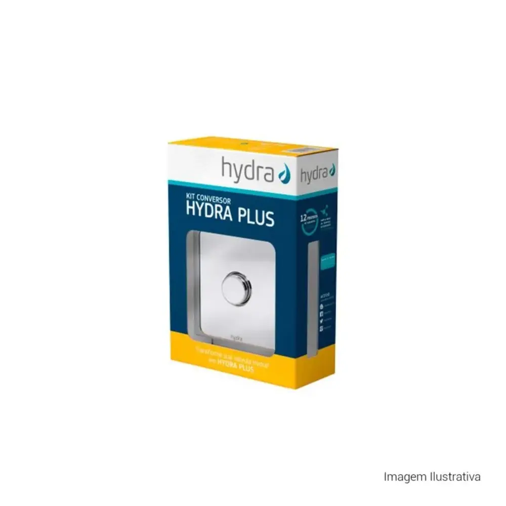 Kit Conversor Hydra Max para Hydra Plus Deca Cromado 4916.C.PLS