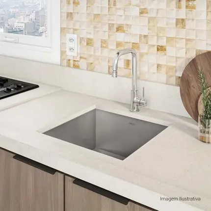 Torneira de Mesa Bica Alta para Cozinha Deca Start Cromado 1167.C11