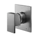 Acabamento Monocomando para Chuveiro 3/4" Docol New Edge Grafite Escovado 925970