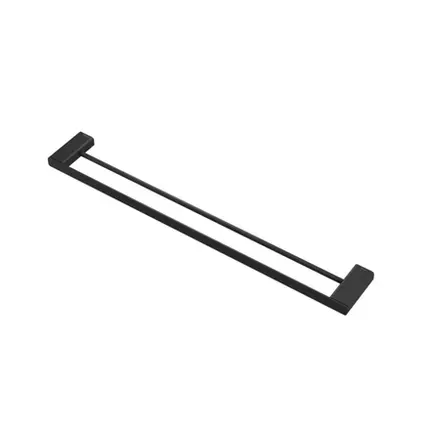 Porta Toalha Duplo 676mm Docol Flat Ônix 90010137156