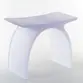 Banqueta Arc em Resina Cristal Fosco