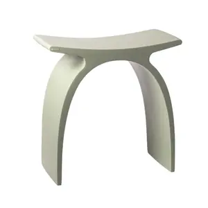 Banqueta Arc em Resina Pistache Fosco