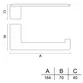 Papeleira Italy Line Arsoli Inox Polido