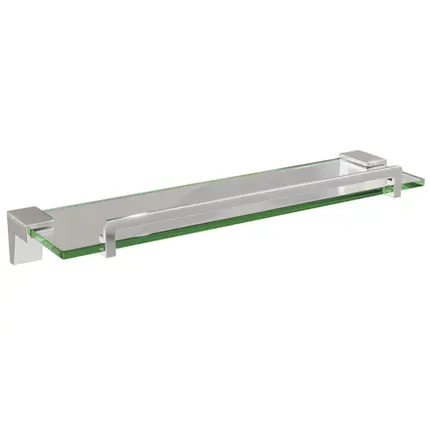 Porta Shampoo com Grade Italy Line Arsoli Inox Polido