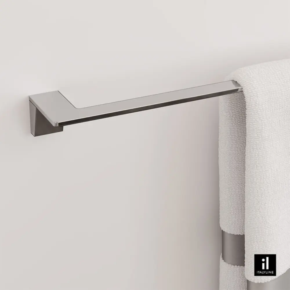 Porta Toalha 300mm Italy Line Arsoli Inox Polido