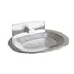 Porta Sabonete Italy Line Delia Inox Escovado Colante