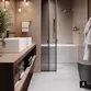 Porta Toalha 300mm Italy Line Delia Inox Escovado Colante