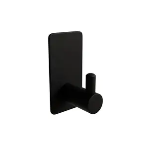 Cabide 40x80mm Italy Line Delia Inox Black Colante