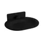 Porta Sabonete Italy Line Delia Inox Black Colante