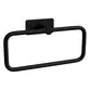 Porta Toalha Argola Italy Line Delia Inox Black Colante