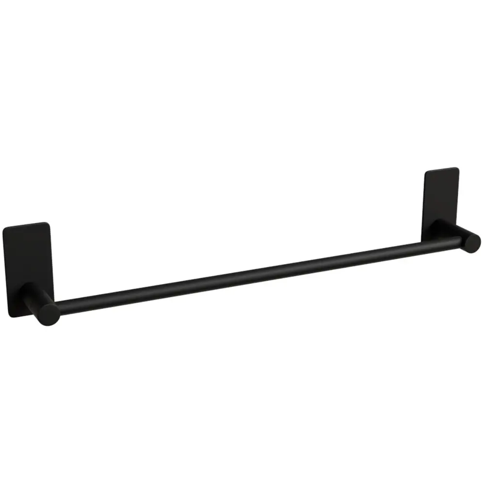 Porta Toalha 450mm Italy Line Delia Inox Black Colante