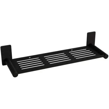 Porta Shampoo Italy Line Delia Inox Black Colante