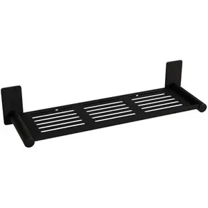 Porta Shampoo Italy Line Delia Inox Black Colante