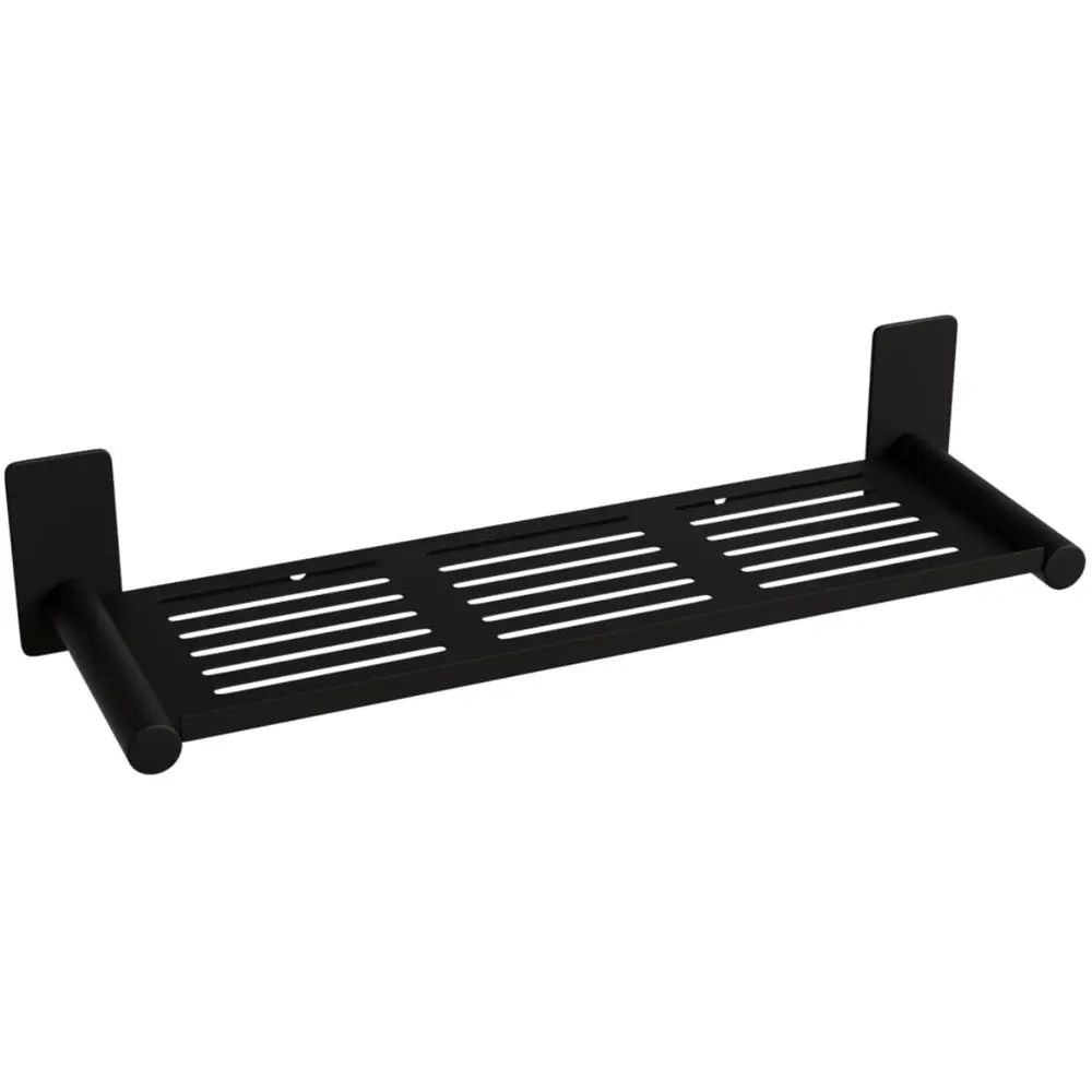Porta Shampoo Italy Line Delia Inox Black Colante