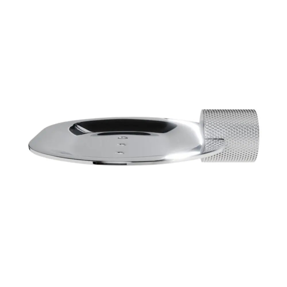 Porta Sabonete Italy Line Zigrinato Vitalle Inox Polido