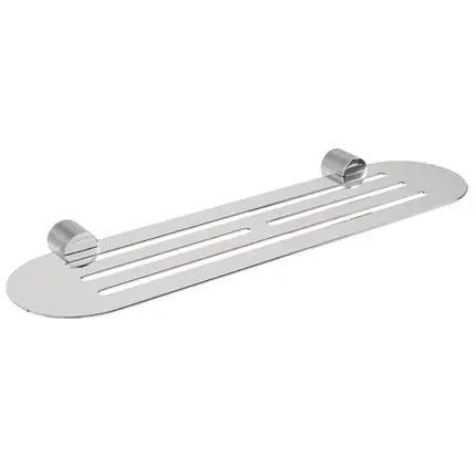 Porta Shampoo Italy Line Zigrinato Vitalle Inox Polido