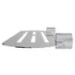 Porta Shampoo Italy Line Zigrinato Vitalle Inox Polido
