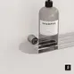 Porta Shampoo Italy Line Zigrinato Vitalle Inox Polido