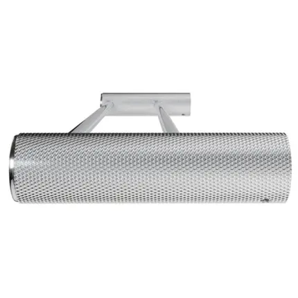 Porta Toalha Duplo Italy Line Zigrinato Vitalle Inox Polido