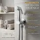 Ducha Higiênica Universal Cromada Sem Furo Parede Moderna