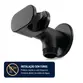 Ducha Higiênica Universal Preto Fosco Sem Furo Parede