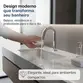 Torneira Banheiro Bica Baixa Tube Cromada Lavatório Moderna