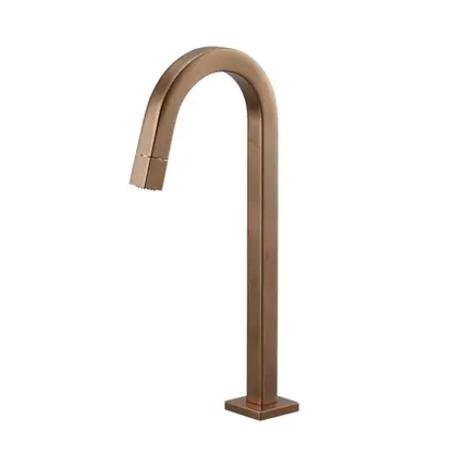 Torneira Banheiro Tube Bica Alta Corten Mesa Luxo Moderna