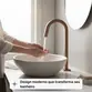 Torneira Banheiro Tube Bica Alta Corten Mesa Luxo Moderna