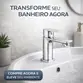 Torneira Monocomando Lavatório Cromada Água Quente e Fria