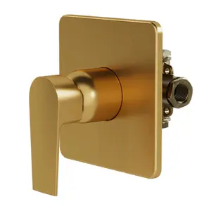 Monocomando com Base para Chuveiro, Banheira e Ducha Fani Bold Dourado Fosco 6416 DV370