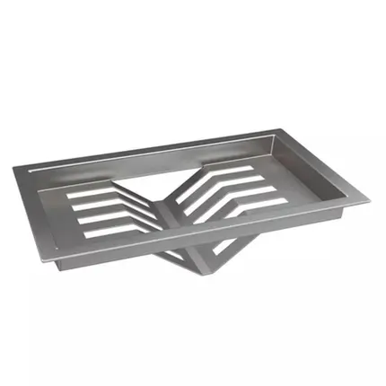 Porta Pratos para Canal Equipado 30x17 Mekal Match Inox Escovado 01721316