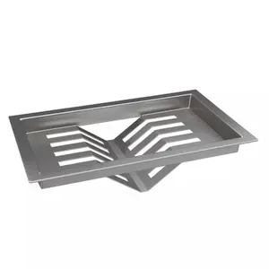 Porta Pratos para Canal Equipado 30x17 Mekal Match Inox Escovado 01721316