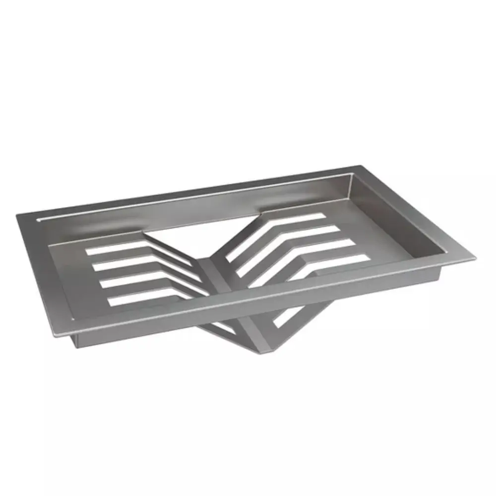 Porta Pratos para Canal Equipado 30x17 Mekal Match Inox Escovado 01721316