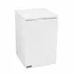 Lixeira Quadrada Slow Close 5,5L em Resina Branco Fosco