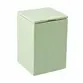 Lixeira Quadrada Slow Close 5,5L em Resina Pistache Fosco