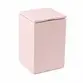 Lixeira Quadrada Slow Close 5,5L em Resina Rosa Chá Fosco