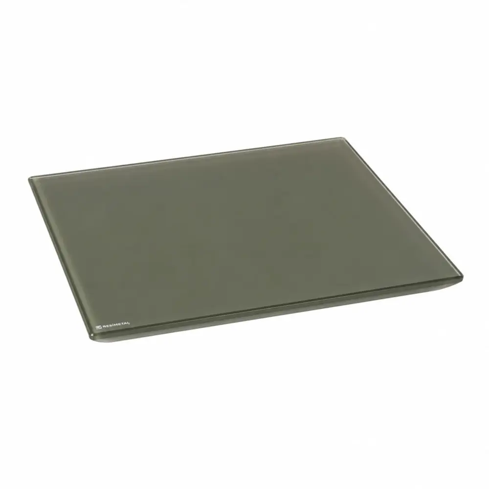 Bandeja Slim 24x24cm em Resina Cristal Green