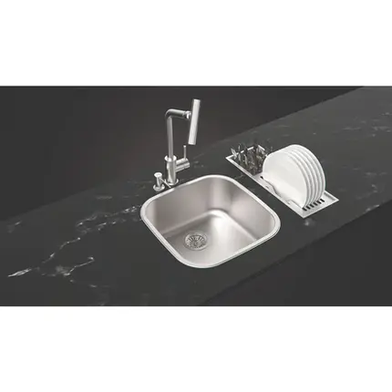 Cuba de Embutir 40x40cm Tramontina Aria Maxi 40 BS em Inox Escovado - 94029102