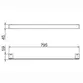 Porta Toalha 700mm Docol Minima Cobre Escovado 00987669