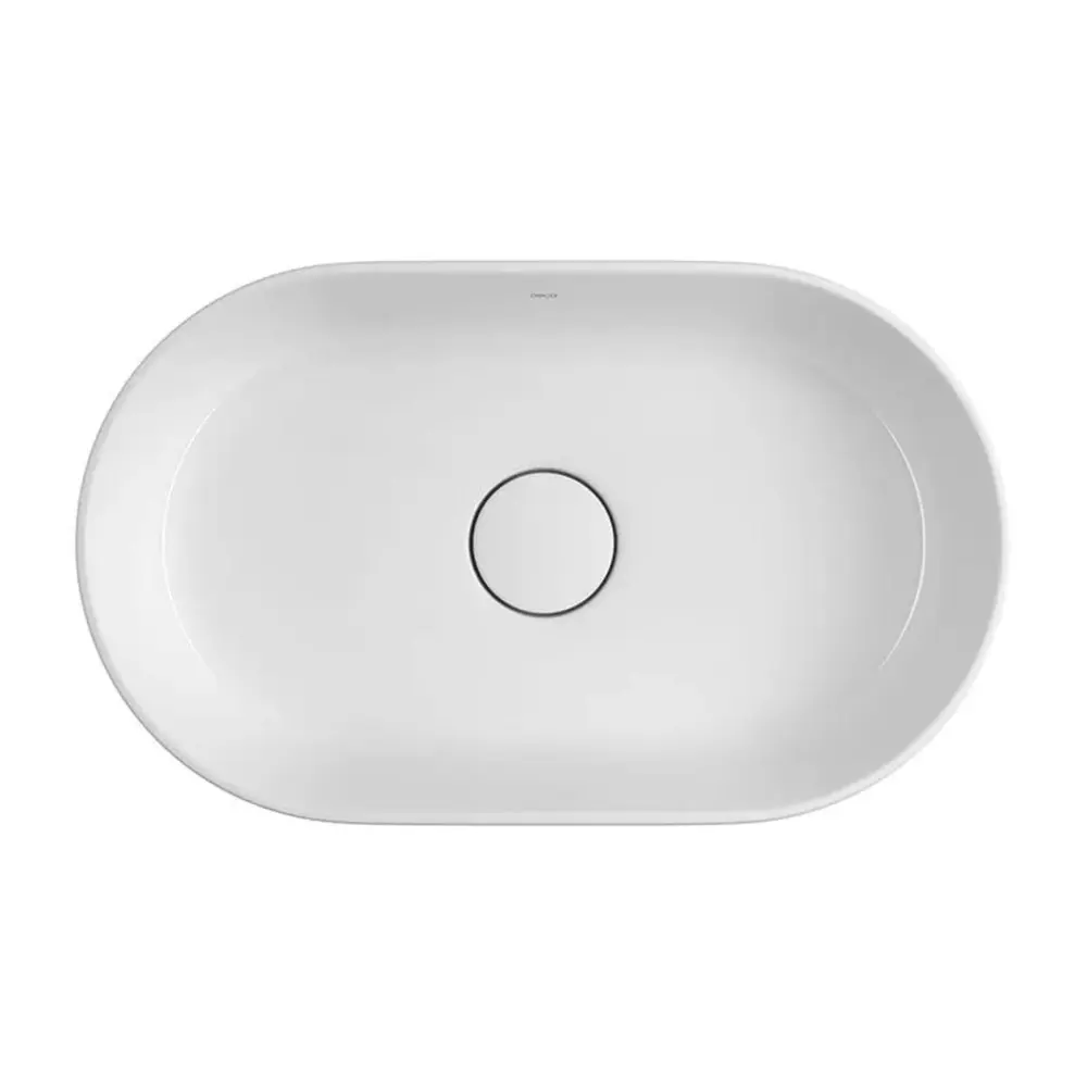 Cuba de Sobrepor Oval 30x50cm Deca Slim Branco L.24050.17